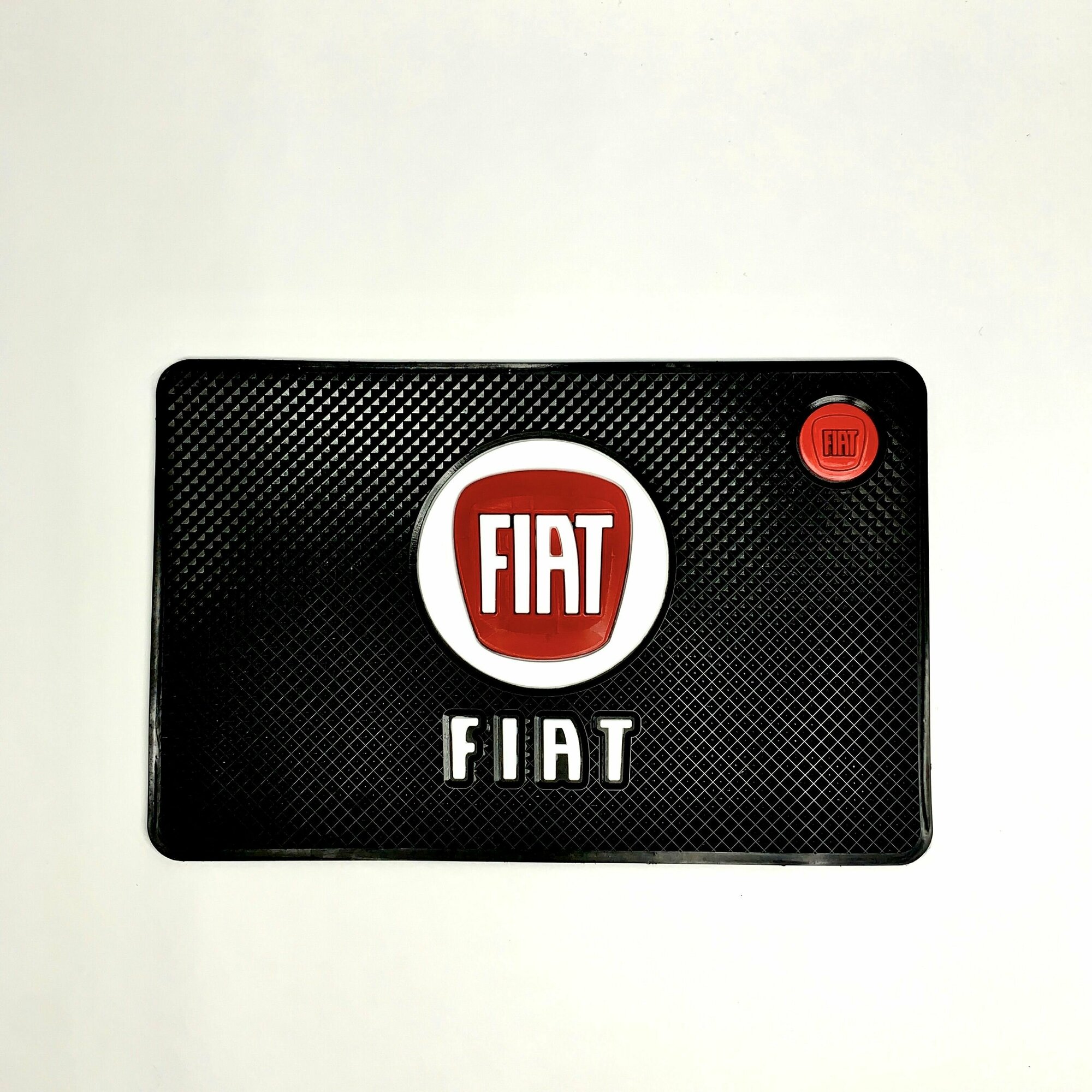 Противоскользящий коврик с логотипом автомобиля Fiat/Фиат на приборную панель/на торпедо авто