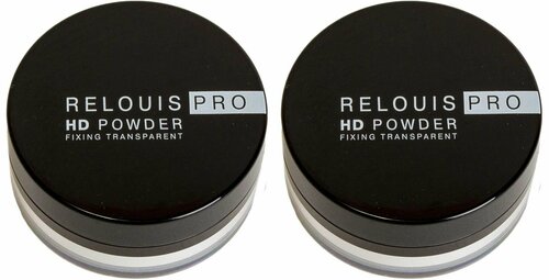 Relouis Пудра фиксирующая Pro HD Powder, прозрачная, 10 г, 2 шт