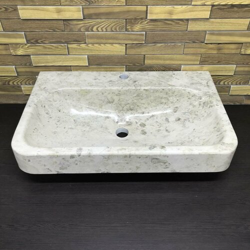 Раковина из натурального камня 70х45х17см