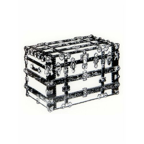 Резиновый штамп Travel Trunk, 5,6x4,4см