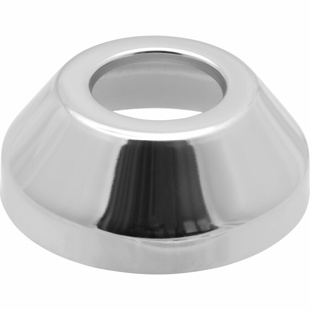 Чашка декоративная (отражатель) 1" (77х32х30 мм) для смесителя (нержавеющая сталь, хром)