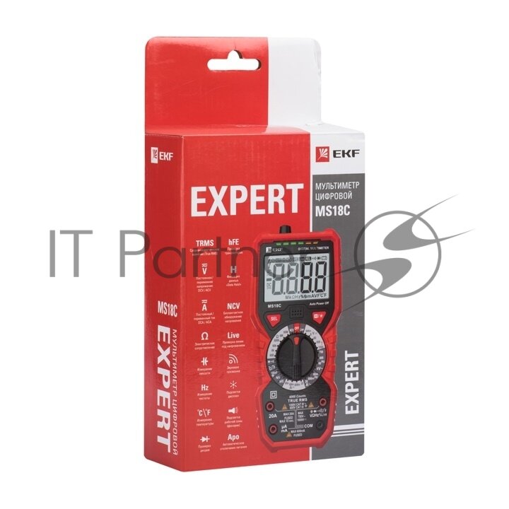 In-180701-pm18С Мультиметр цифровой MS18C Expert EKF - фото №9