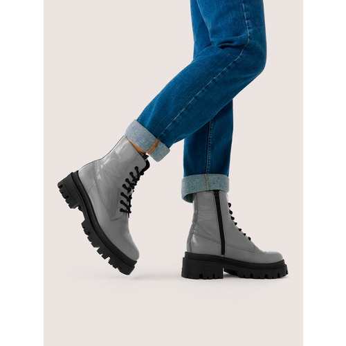 фото Ботинки tamaris 1-25290-41-345, демисезонные, высокие, размер 38, серый