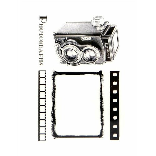 Резиновый штамп Vintage Photo Frame, 10,1x15,2см