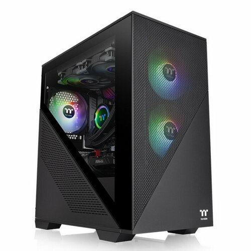 Корпус THERMALTAKE Divider 170 TG ARGB/Black (CA-1S4-00S1WN-00) корпус thermaltake divider 370 tg argb вентиляторы в комплекте 3 120mm fan 2 3 5 4 2 5int 2 usb3 ca 1s4 00m1wn 00