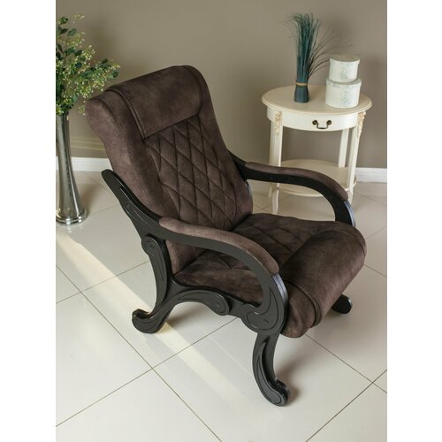 Кресло для отдыха мягкое деревянное Веста