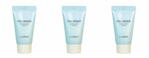 THE SAEM Гель - скатка отшелушивающий для лица Cell Renew Bio Micro Peel Soft Gel 25мл, 3 шт