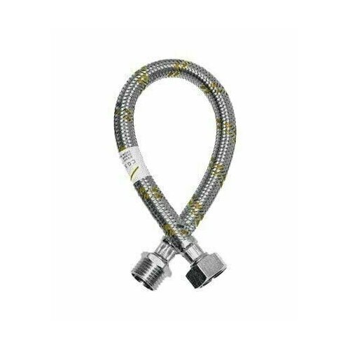 Подводка для газа 30 см 1/2 г/ш в металлической оплетке Millennium