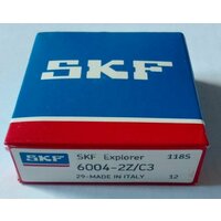 Подшипник 6004-2Z/C3, SKF – это радиальный шариковый однорядный подшипник c внутренним диаметром 20 мм, наружным диаметром  ...