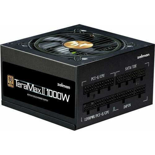 БП Zalman ZM1000-TMX2 <1000W, ATX v3.0 GEN 5.0, EPS, APFC, 12cm Fan, FCM, 80+ GOLD, Retail>