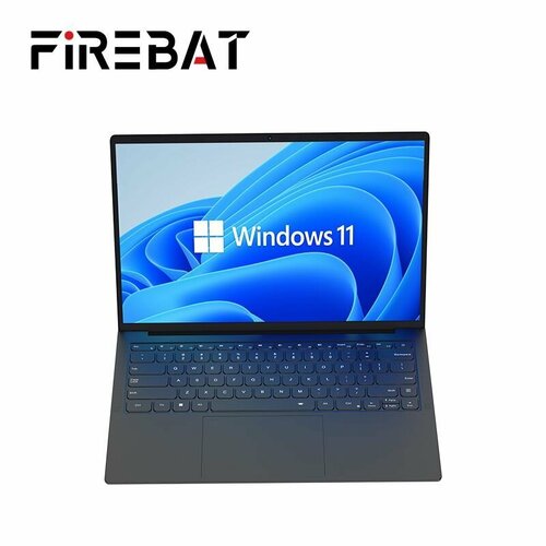 16" Ноутбук Firebat A16, Intel Celeron N5095 (2.0 ГГц), RAM 16 ГБ, SSD, Windows Home, Английская клавиатура