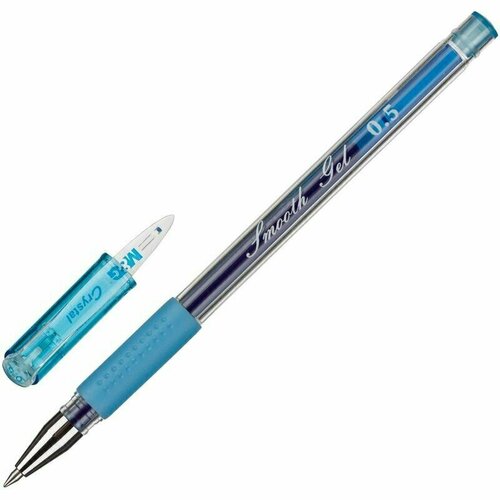 Ручка гелевая неавтоматическая M&G синяя толщина линии 0.35 мм, 1545299