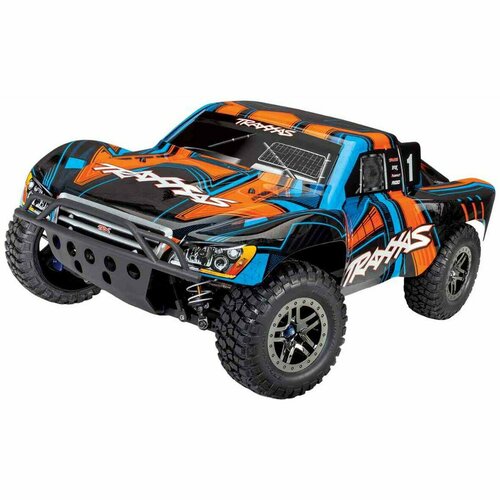 Радиоуправляемая модель шорт-корс Traxxas Slash Ultimate 1к10 4WD VXL TQi OBA (TRA68077-4-OR) машины на радиоуправлении traxxas slash 1 10 2wd vxl tqi ready to bluetooth module tsm