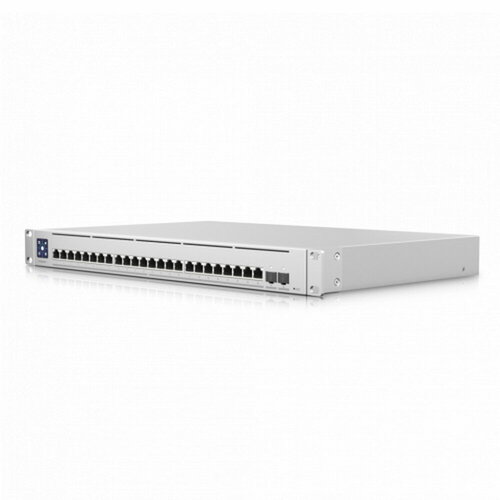 UniFi Switch Enterprise XG 24 Коммутатор в стойку, 24х 10G RJ45, 2х 25G SFP28 коммутатор ubiquiti unifi switch xg 6 poe us xg 6poe poe 40вт управляемый layer 2