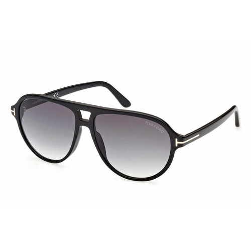 Солнцезащитные очки Tom Ford, серый солнцезащитные очки tom ford кошачий глаз оправа пластик градиентные для женщин коричневый
