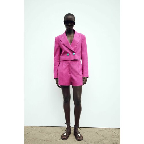 Пиджак Zara, размер 44, розовый