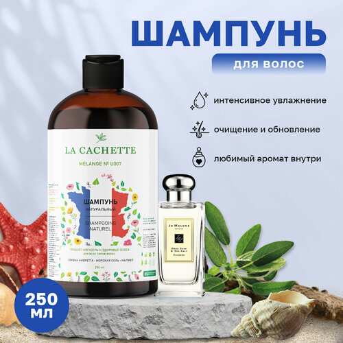 Шампунь для волос увлажняющий La Cachette U007 Wood Sage & Sea Salt, 250 мл шампунь для волос увлажняющий la cachette u007 wood sage