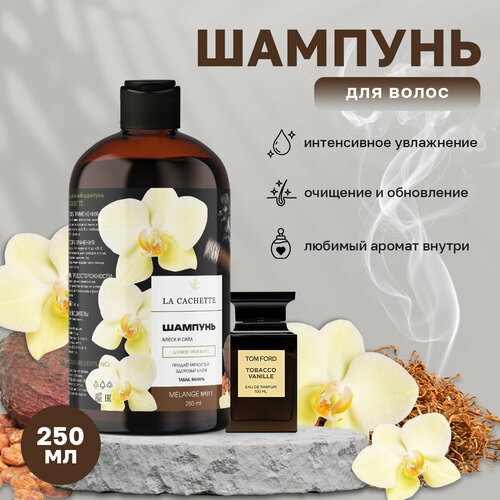 Шампунь для волос увлажняющий La Cachette U011 Tobacco Vanille, 250 мл парфюмерная вода la cachette u011 tobacco vanille пробник 2 мл унисекс аромат