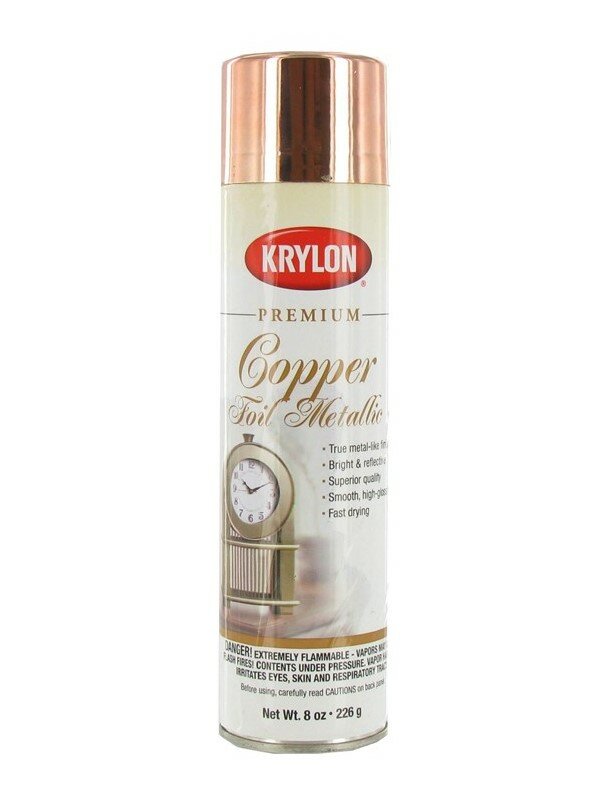 фото Краска с эффектом металлизированной фольги Krylon Copper Foil/медь, 226гр