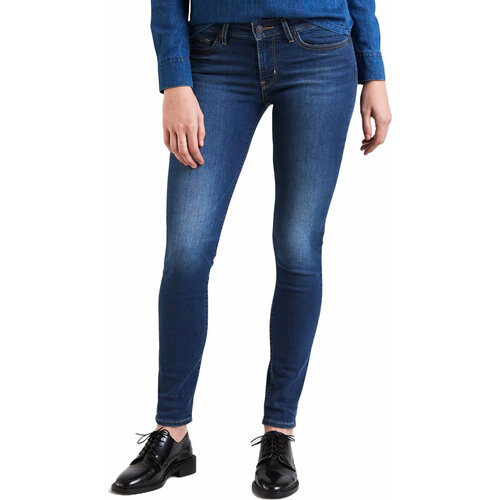 Джинсы скинни Levi's, размер 26/30, синий джинсы скинни superdry размер 26 30 синий