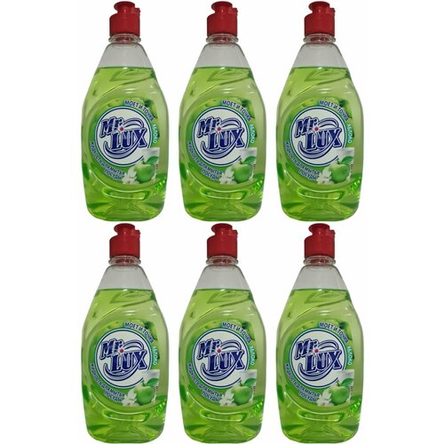 Мr. Lux Средство для посуды Яблоко, 450 мл, 6 штук