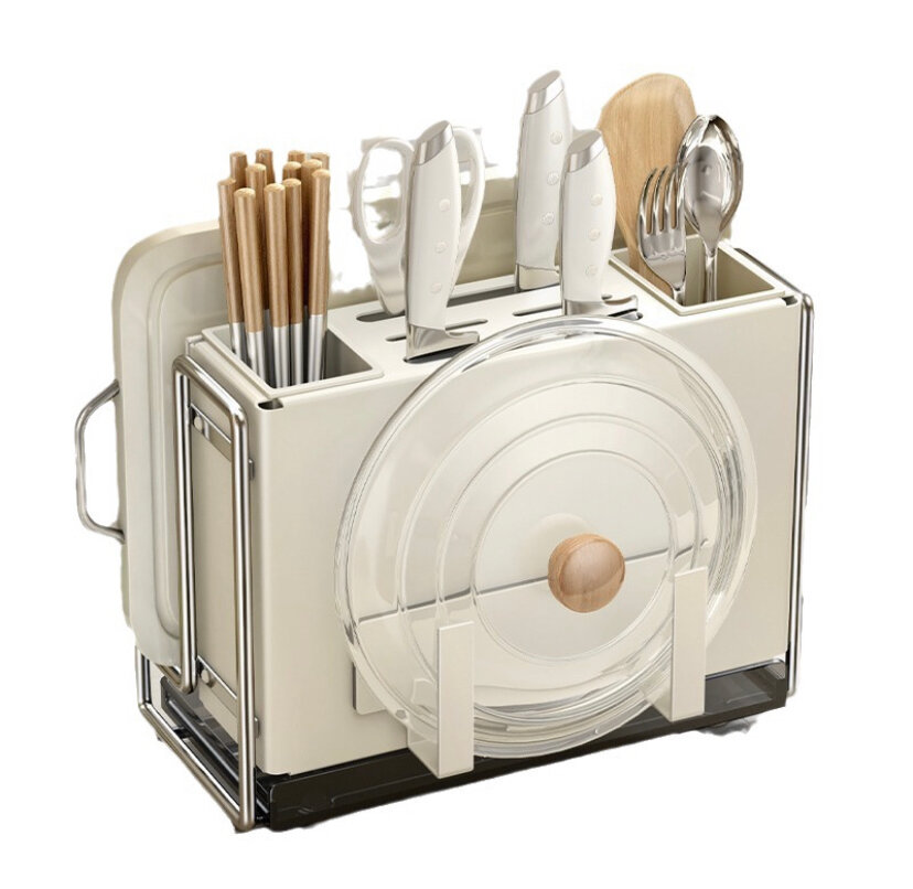 Сушилка для посуды  держатель кухонный для разделочной доски и крышки для кухонной утвари