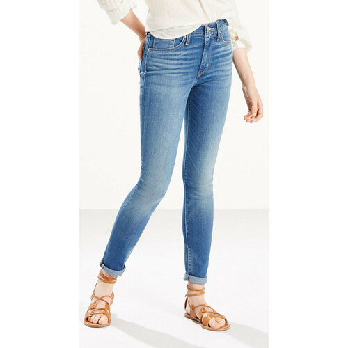 фото Джинсы скинни levi's, размер 25/30, синий