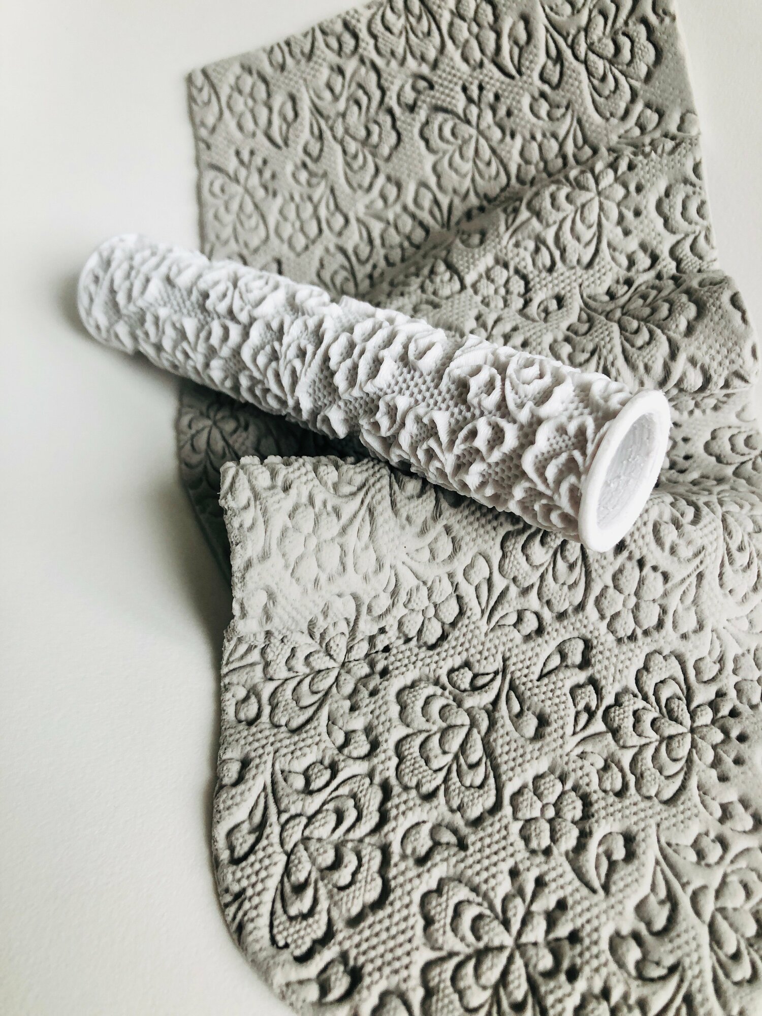 Рельефный текстурный ролик для глины, теста, мастики