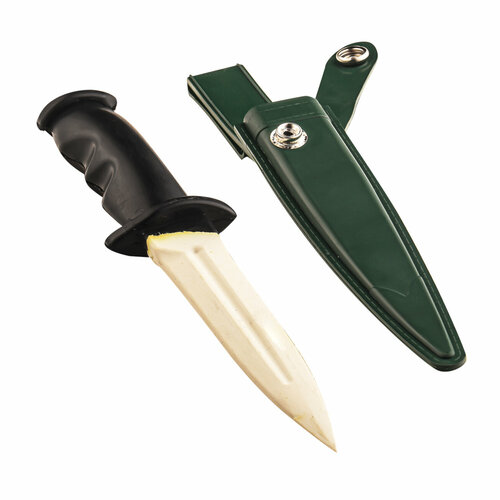 Резиновый тренировочный нож (зеленые ножны) нож тренировочный резиновый