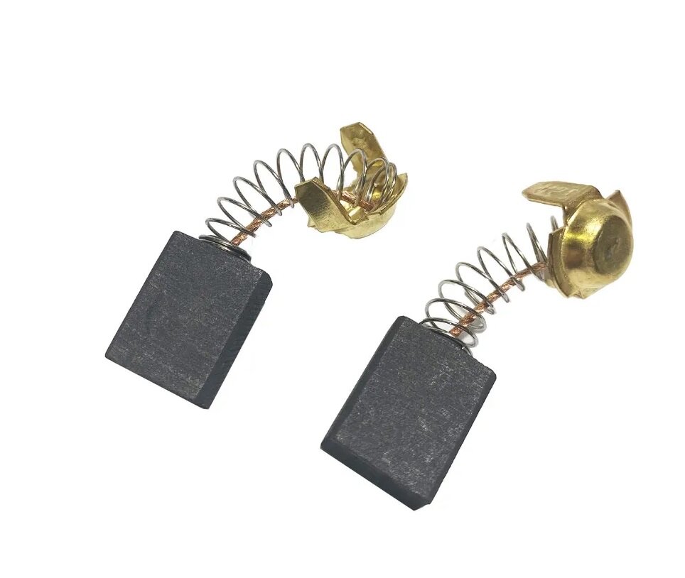 фото Электроугольная щетка 7,0х11,0х16,0 пружина, пятак-уши.