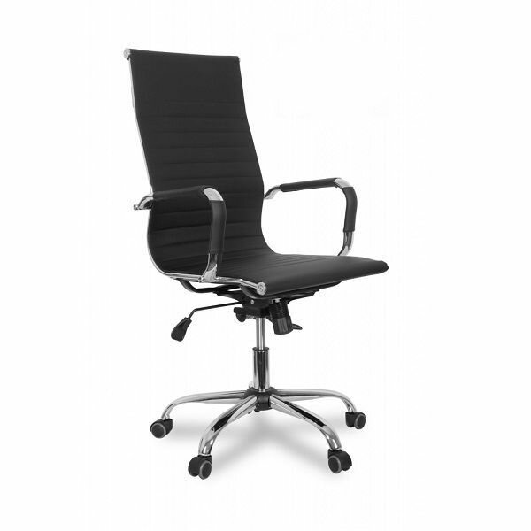 Офисное кресло College CLG-620 LXH-A для руководителя, макс. нагрузка 120 кг, обивка кожа PU, с регулировкой высоты CLG-620 LXH-A Black черный