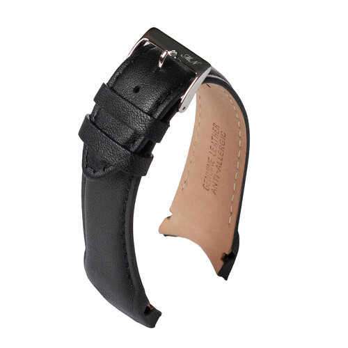 Ремешок Mario Notti, фактура матовая, размер 18, черный