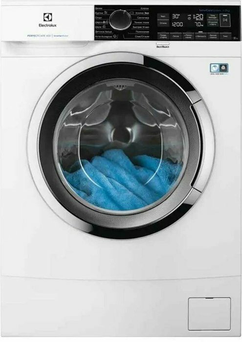 Стиральная машина Electrolux PerfectCare 600 EW6SN226SI пан. англ. класс: C загр. фронтальная макс:6кг белый инвертер