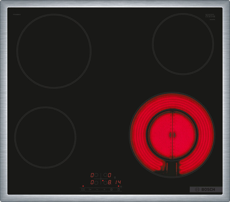 Встраиваемая электрическая варочная панель Bosch PKF645BB1R - фотография № 1