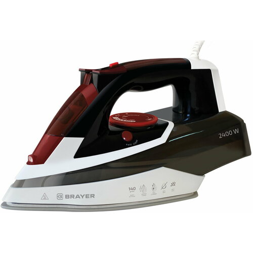 Утюг Brayer 4005BR 2400 Вт керамич пар 140 гмин антикапля разбрызг360 мл верт отпарив 329900₽