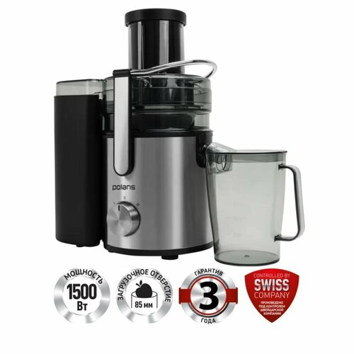 Соковыжималка PEA 1535AL центробежная 1500 Вт 1125 л 18000 обмин чёрная 2052100₽