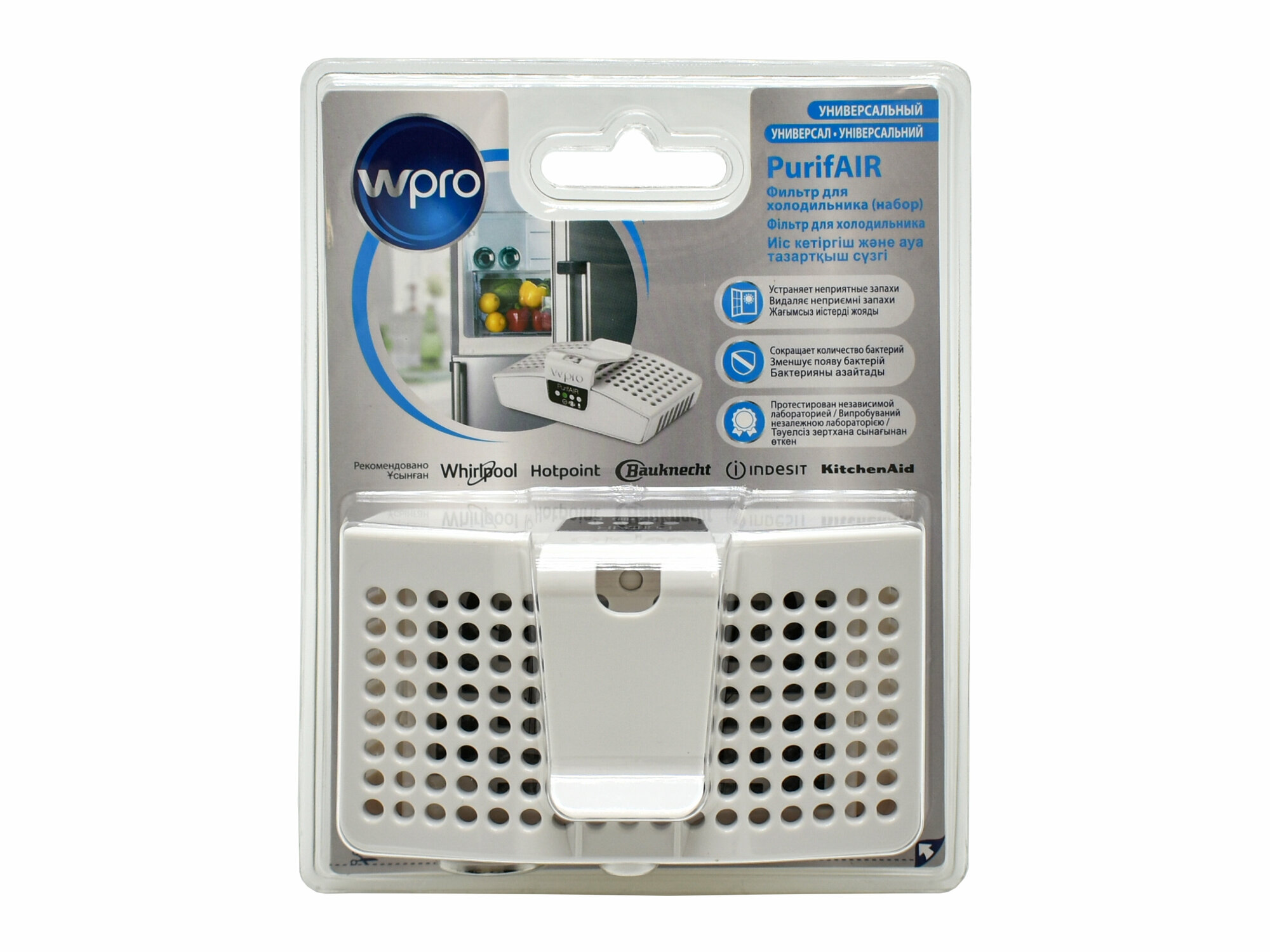 фото Фильтр антибактериальный для холодильника Wpro PuriFAIR , воздушный, 484000008930