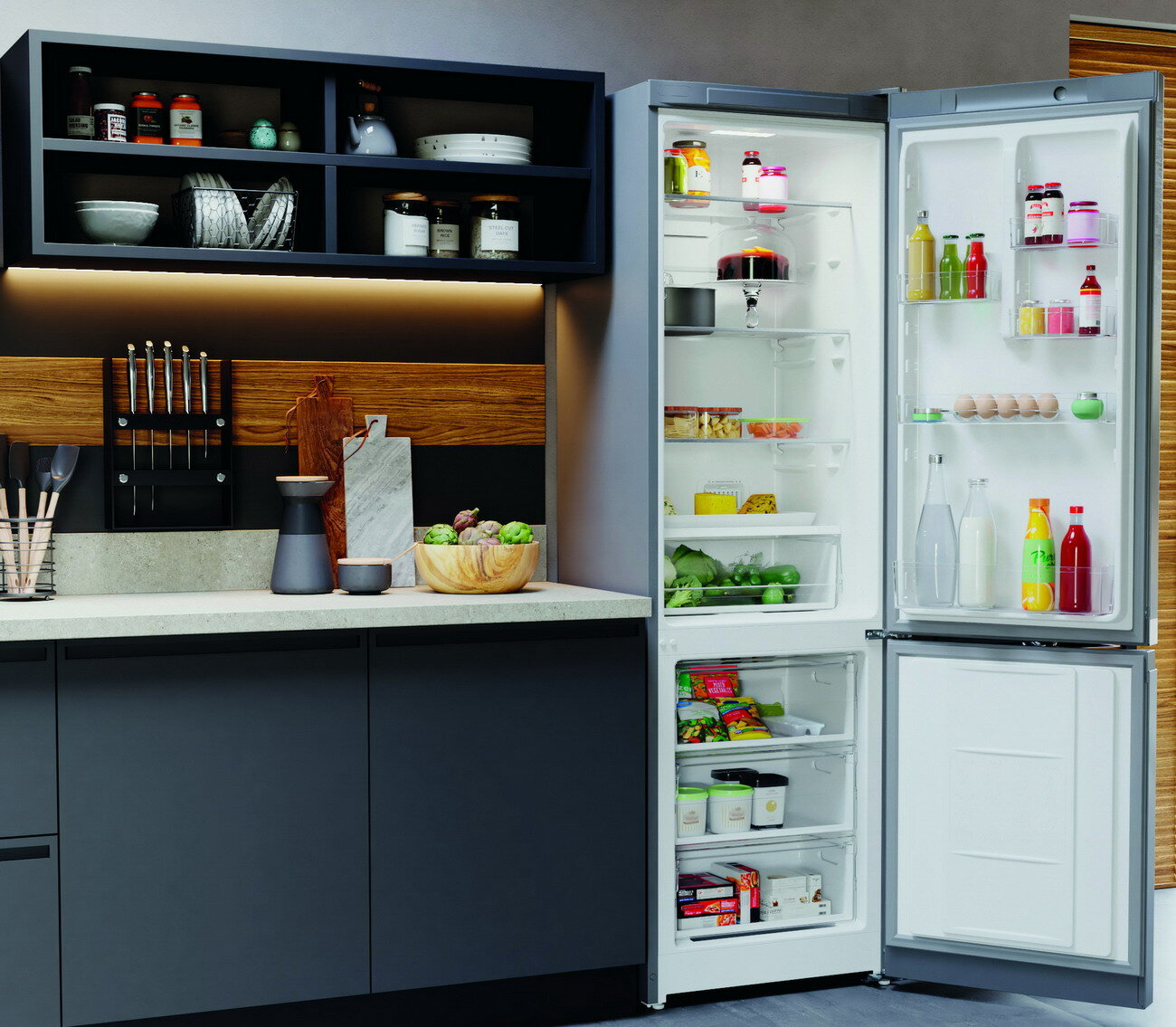 Двухкамерный холодильник Hotpoint HT 5201I S серебристый - фотография № 7