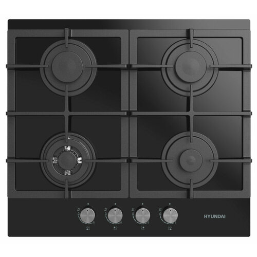 Варочная поверхность газ Hyundai HHG 6435 BG черный 2027100₽