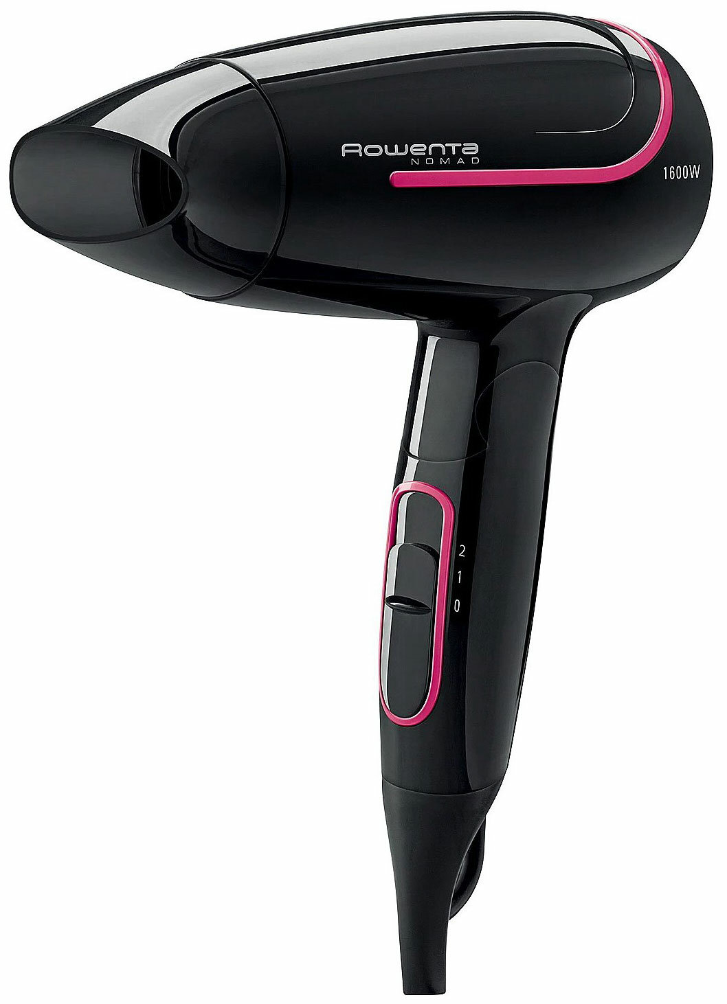 Фен Rowenta Hair Dryer Nomad CV3323F0, черный/розовый