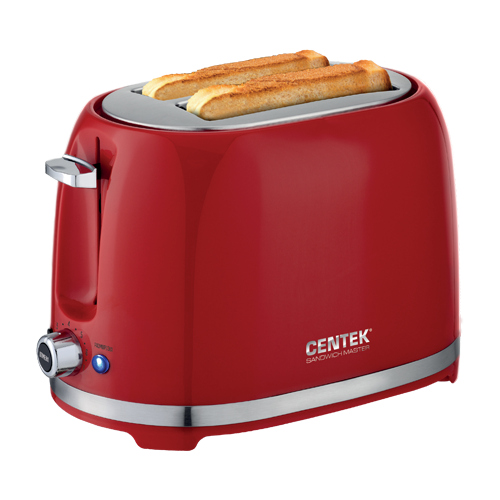 CENTEK Тостер CENTEK CT-1432 красный