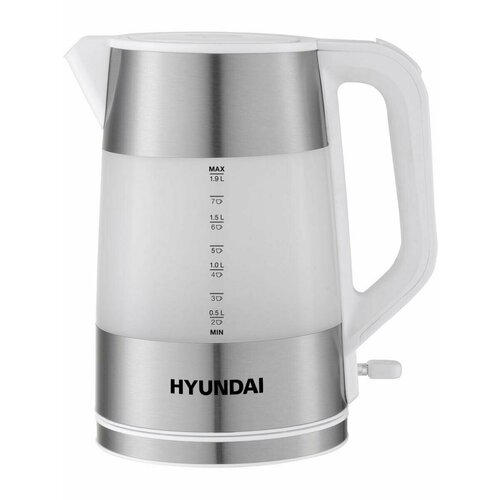 Чайник электрический Hyundai HYK-P4025 2л 2200Вт белый 315000₽