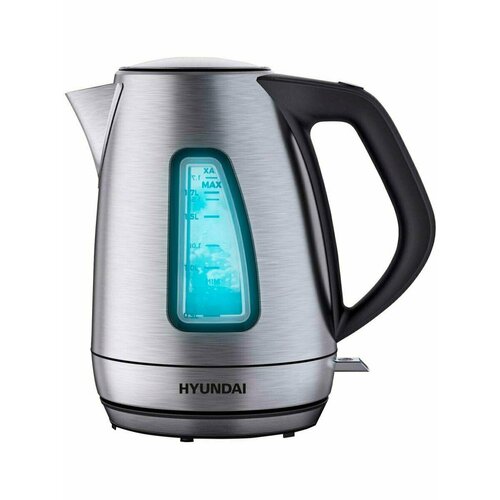 Чайник электрический Hyundai HYK-S3609 17л 2000Вт серебристыйчерный 204700₽