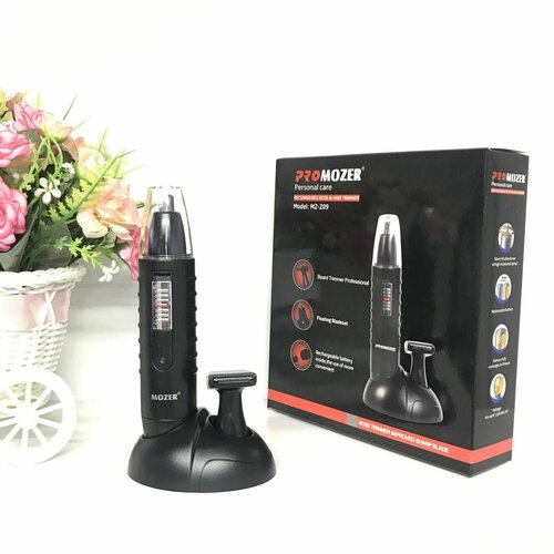 Триммер для носа и ушей ProMozer MZ-209 2в1 черный 1 упаковка 121900₽