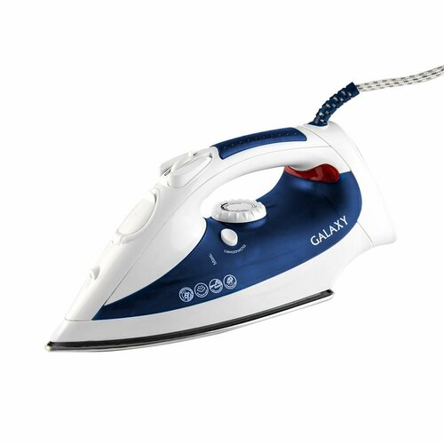 Утюг Galaxy GL 6102 2000Вт подошва нерж сталь Паровой удар 180гмин Резервуар 220мл Самоочистка 220000₽