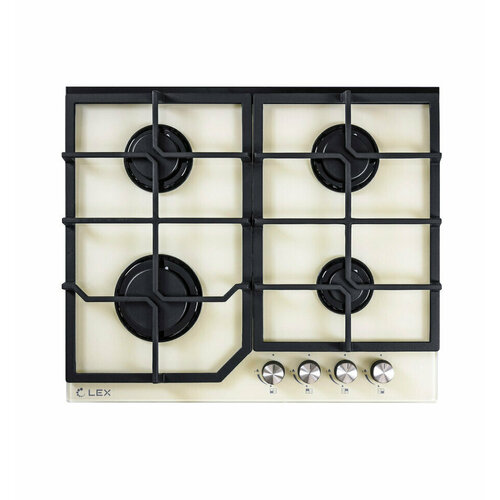 Газовая варочная панель Lex GVG 6042 IV Light слоновая кость 1899000₽
