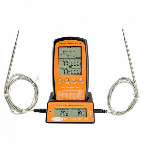 Термометр цифровой с 2-мя щупами и Wi-Fi модулем ТЦ 340400₽