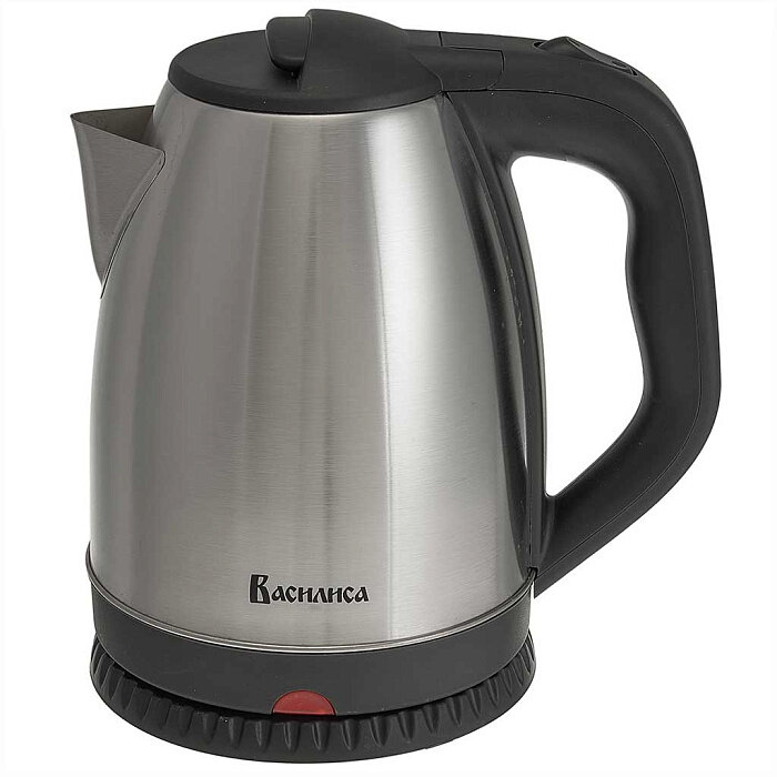 фото Чайник электрический 1500 Вт, 1,8 л василиса ВА-1038 черный