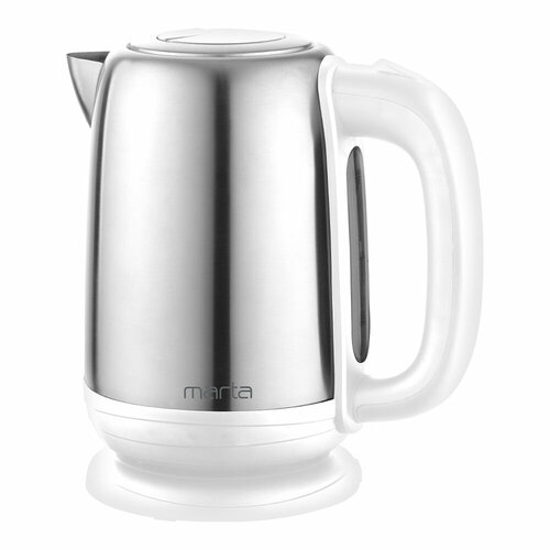 MARTA MT-4630 белый чайник металлический 182000₽