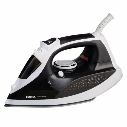 Утюг Centek CT-2317 черный 2800 Вт керам подошва паровой удар 1727339 359800₽